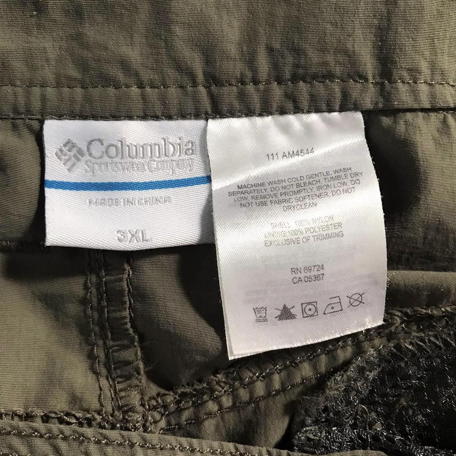 Columbia titanium 2/1 trekkingowe spodnie męskie 3XL
