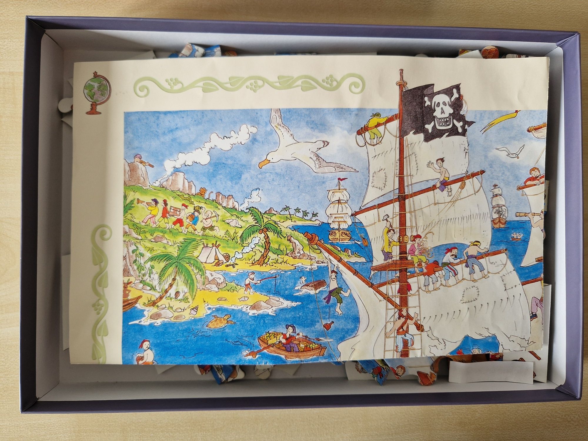Puzzle Djeco Piraci 100 elementów 5+