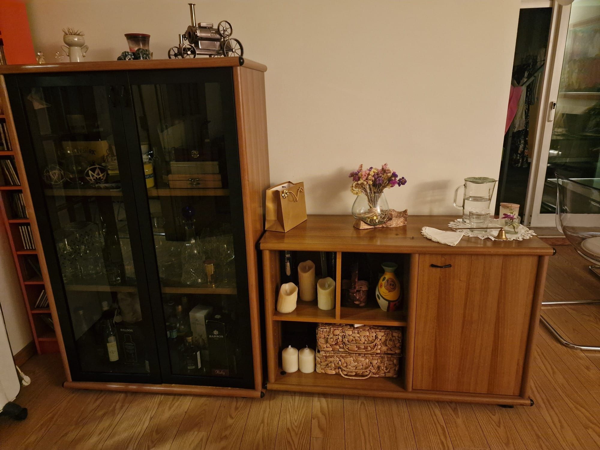 Armários de Escritório ou Sala em Carvalho Italiano