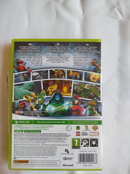 Gra Lego marvel Super Heroes na Xbox 360