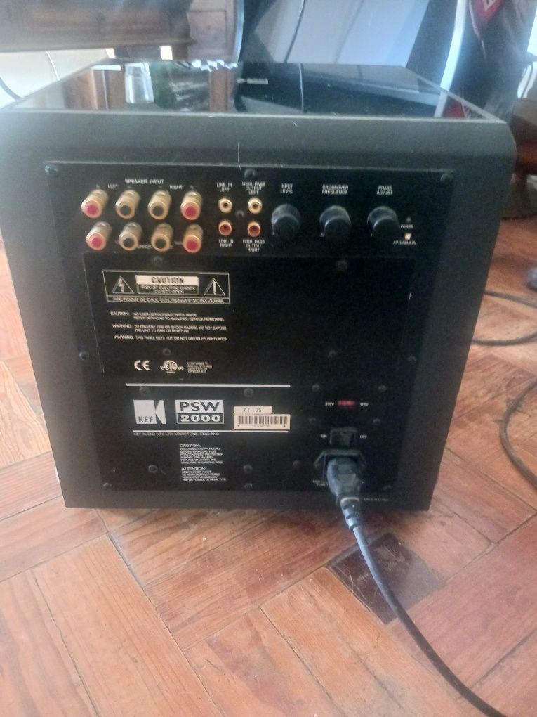 Subwoofer ativo kef psw 2000