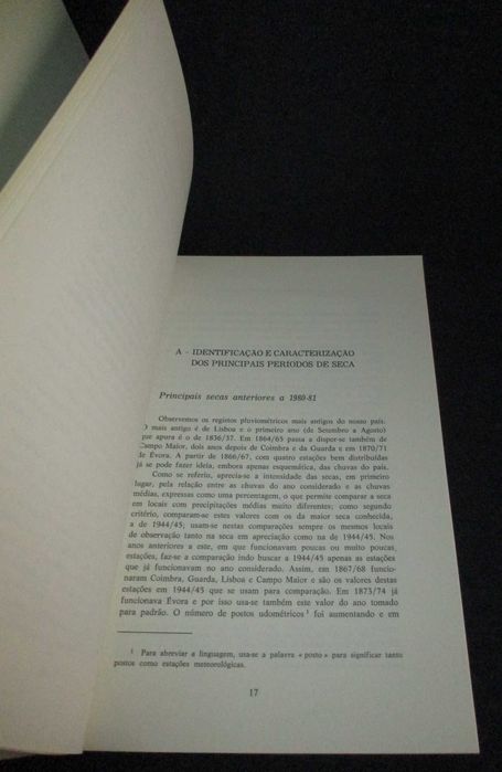 Livro As Secas de 1980 a 81 e de 1982 a 83 principais secas anteriores