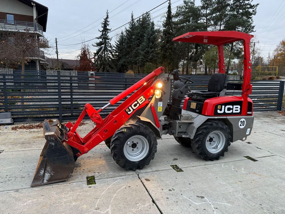 JCB 403  2016 rok tylko 1289 mth miniładowarka ładowarka wąska Waidemann bobcat