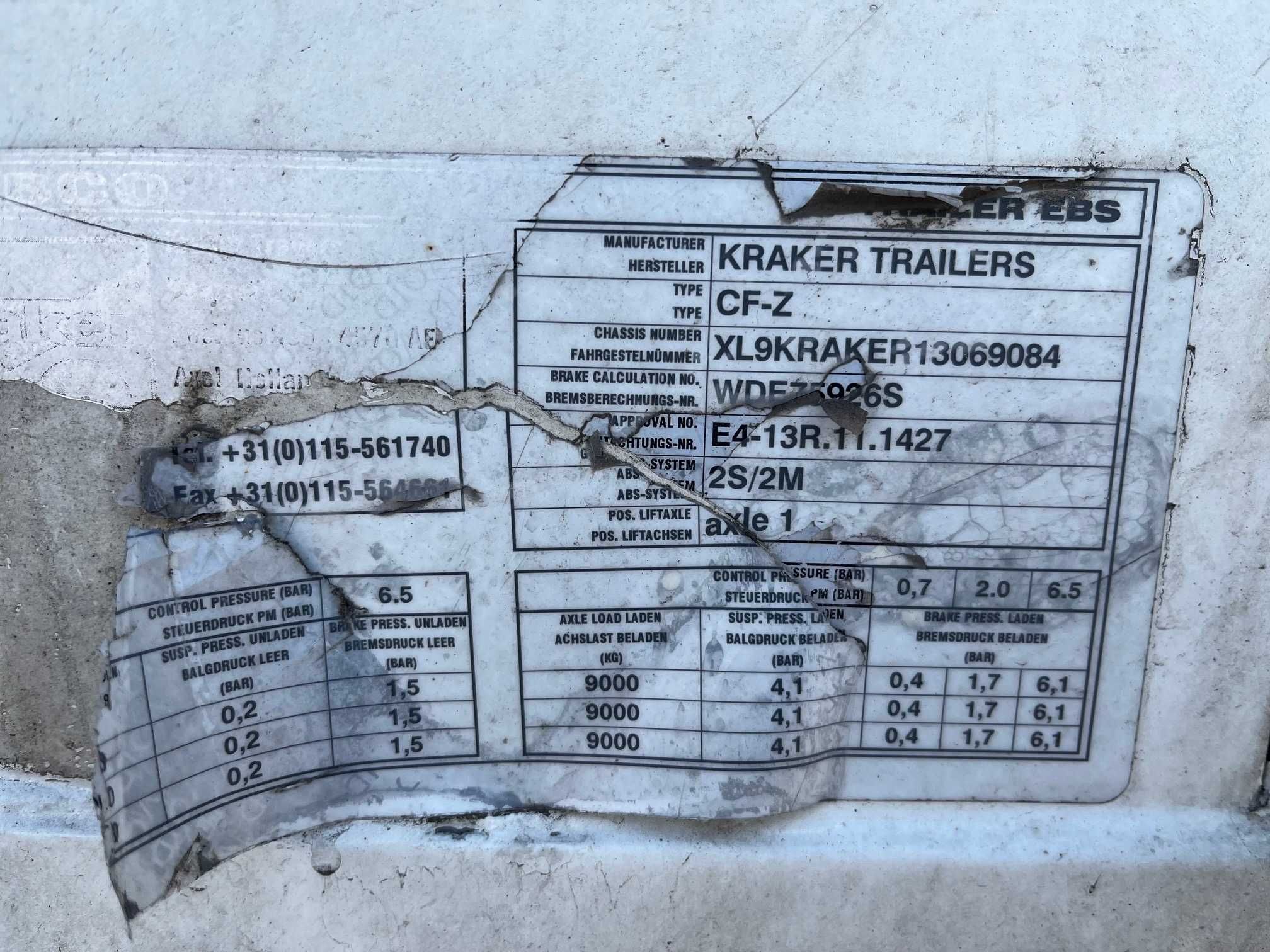 Naczepa KRAKER CF200
