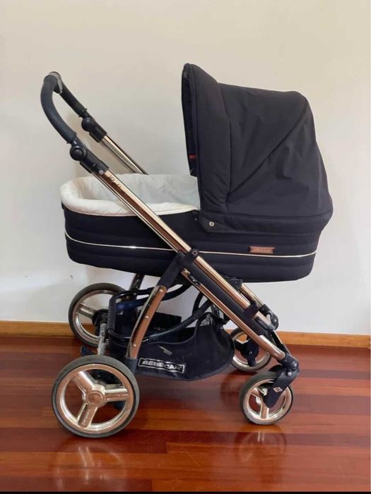 Carrinho bebecar Ip Op + babycoque + alcofa e cadeira