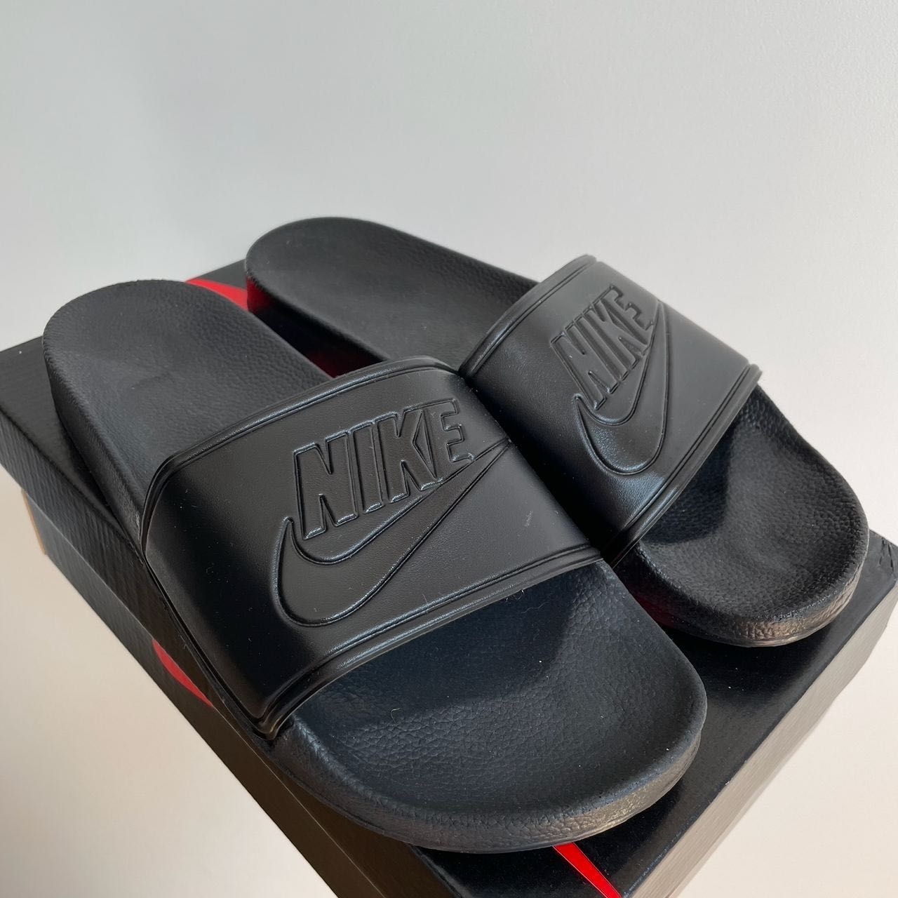 Мужские тапочки, сланцы, шлепки Nike Slides black. Размеры 41-45