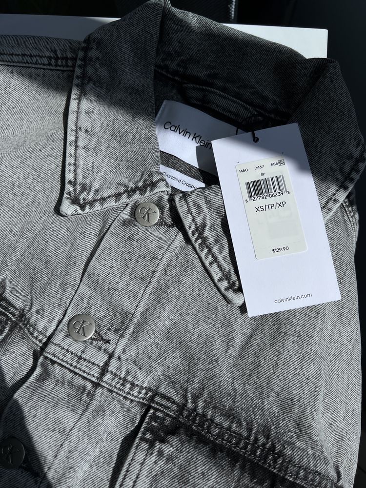 Джинсова куртка calvin klein джинсовка нова оригінал жіноча