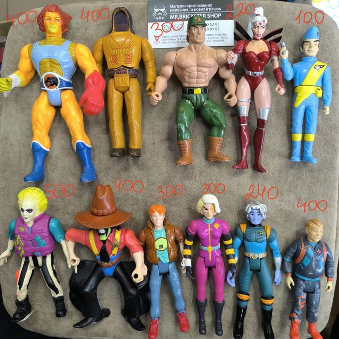 Вінтажні фігурки винтаж фигурки Ghostbusters Mask Street Fighter