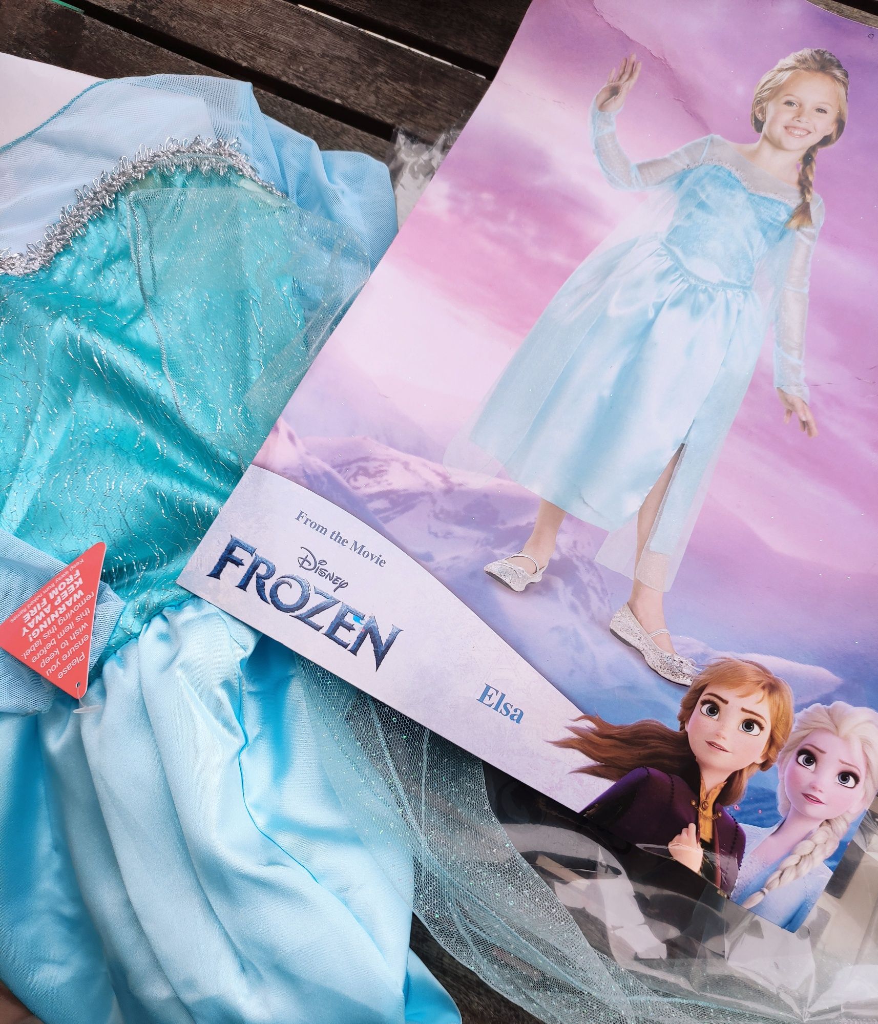 Frozen Elsa | Vestido Carnaval Fantasia Menina 6-7 anos novo