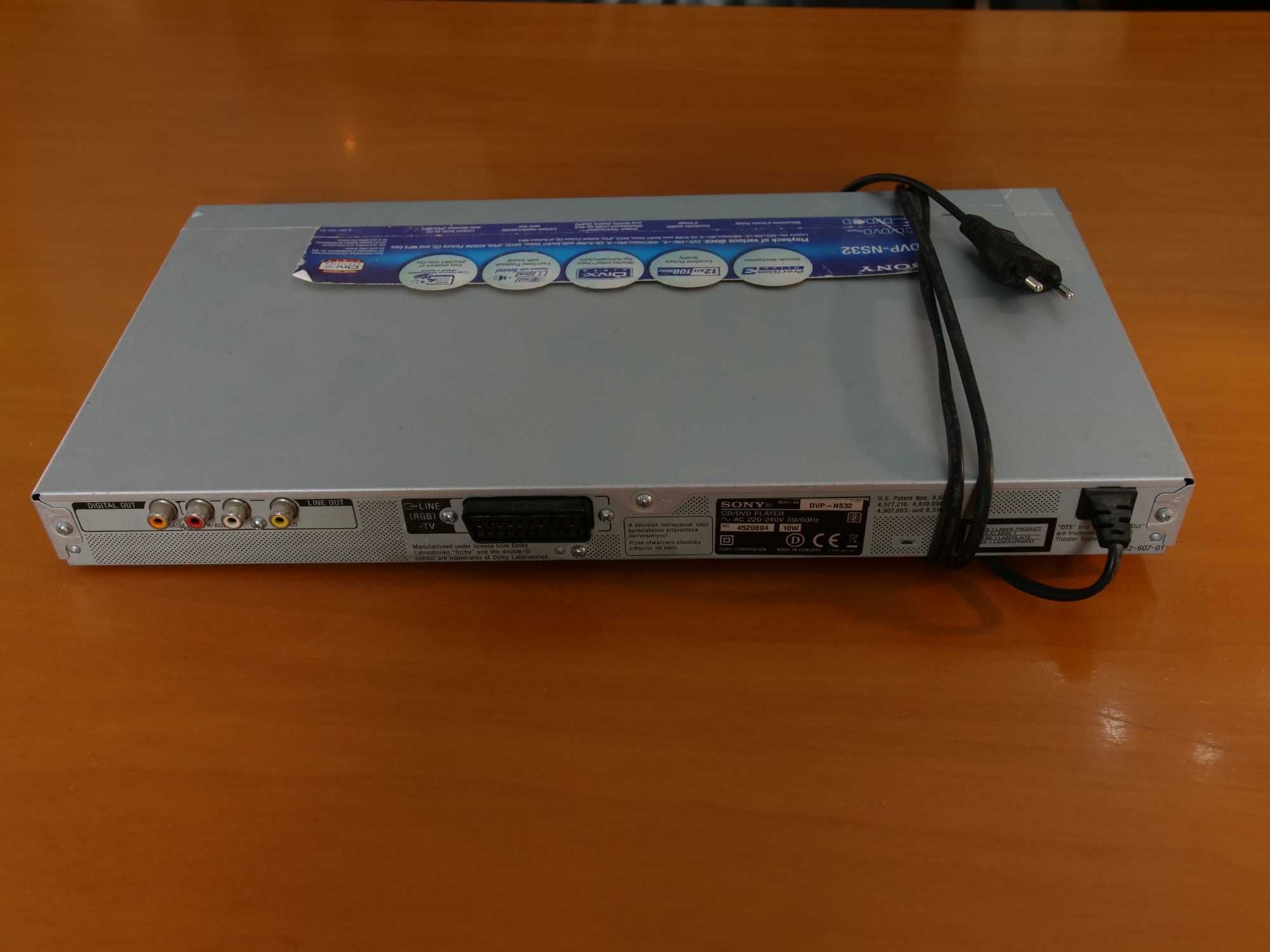 Leitor de DVD SONY