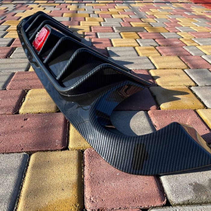 Диффузор накладка спойлер бампера Infiniti Q50 Инфинити Ку50 сплиттер