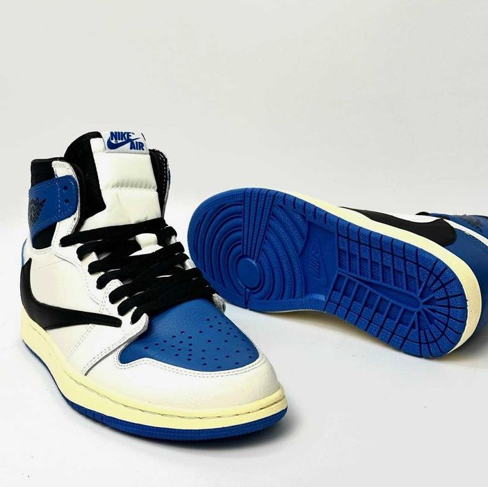 Мужские кроссовки Найк Jordan Nike высокие кожаные