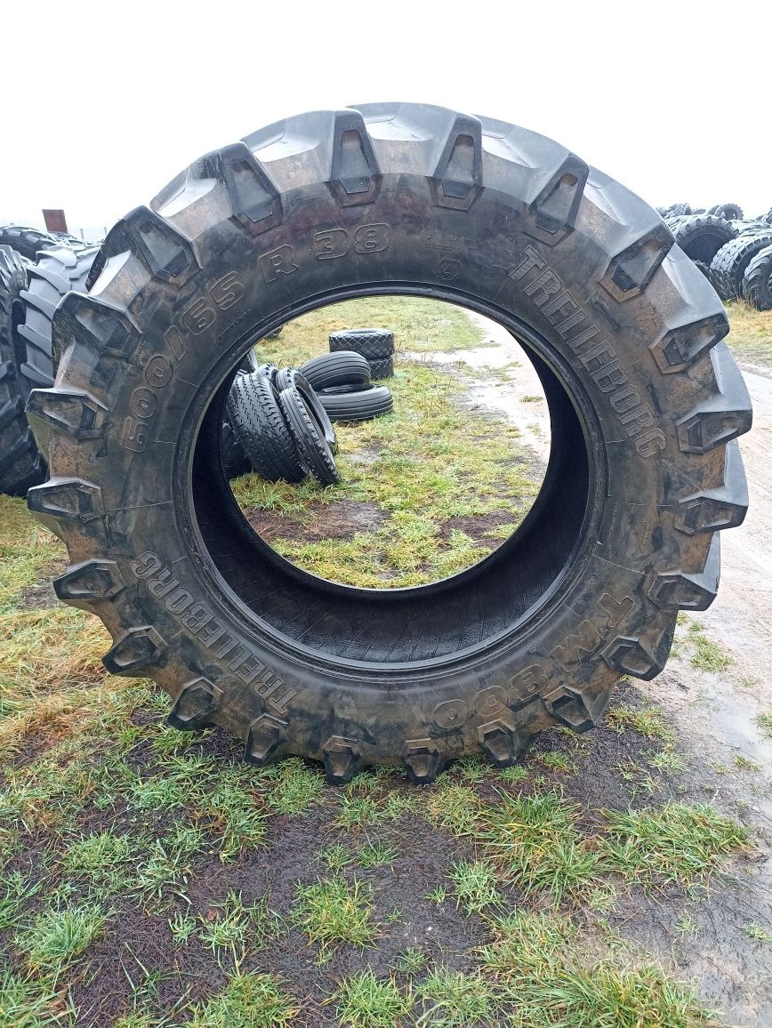 Wzmocniona opona TRELLEBORG TM 800  600/65 R - 38 stan Bardzo Dobry