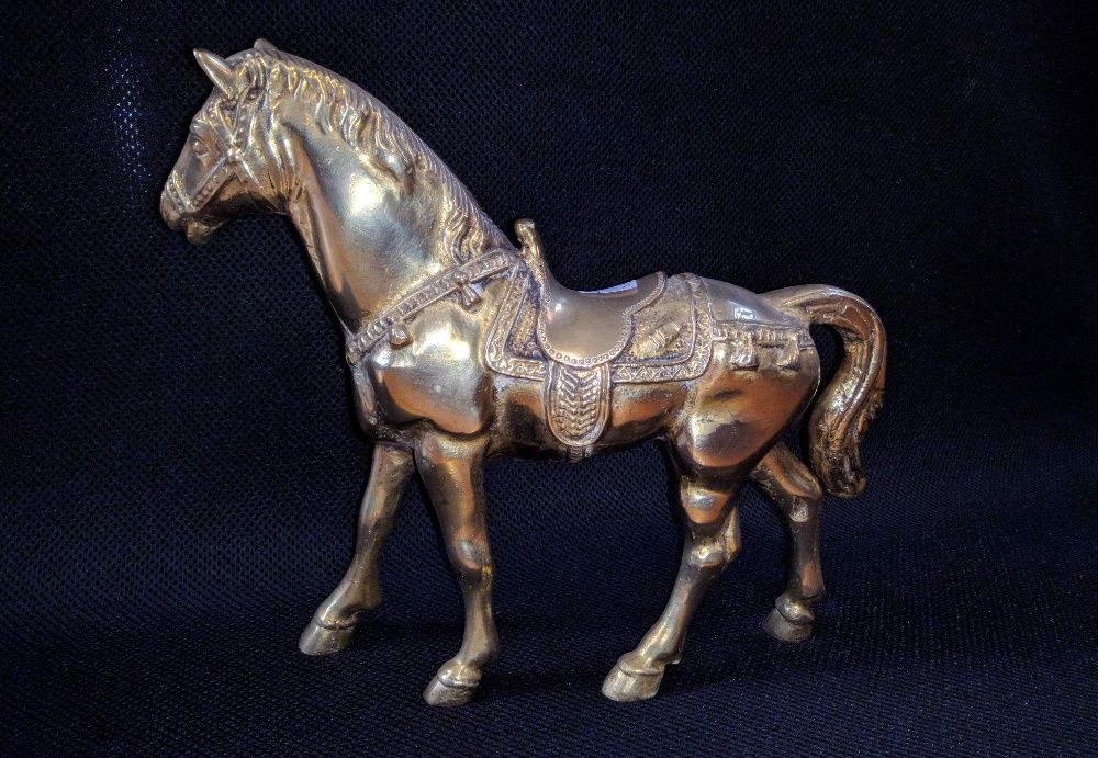 Escultura Cavalo Latão