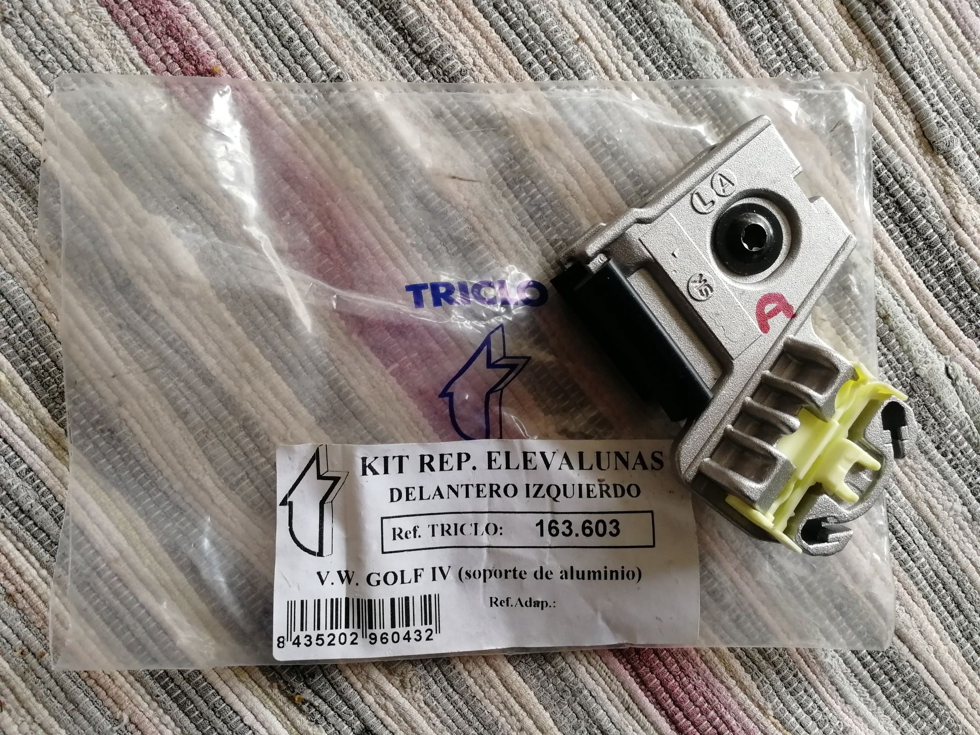 Kit reparação elevador dianteiro esquerdo vw golf IV