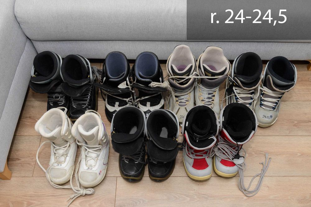 Buty snowboardowe 28 par. Rozmiary 20,5-30,5