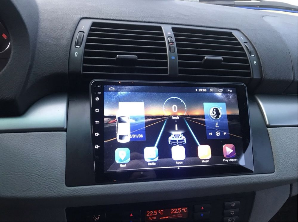 Штатна Android магнітола BMW X5 Е53 е53 Е39 е46