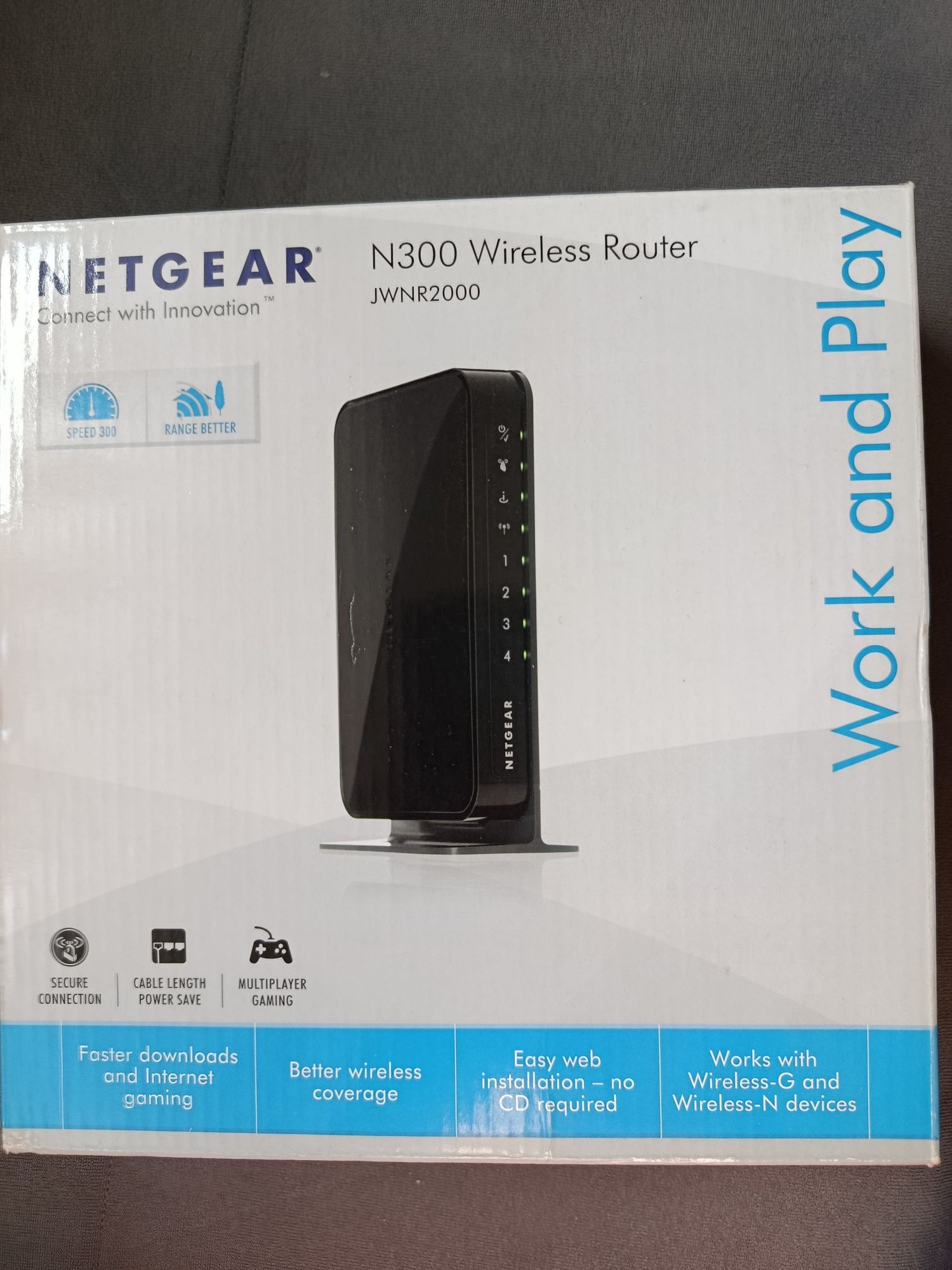 Router Netgear N300 JWNR 2000