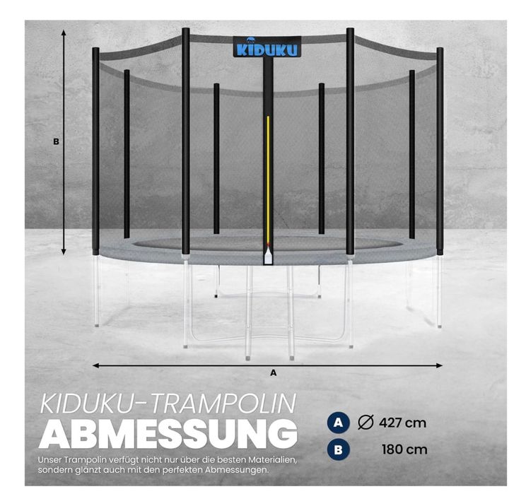 Rede de segurança para trampolim