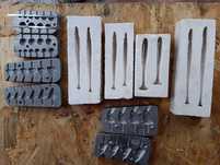 Moldes para chumbadas e vinil pesca