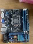 Материнская плата. Рабочая asus h61m k с процессором intel i53340