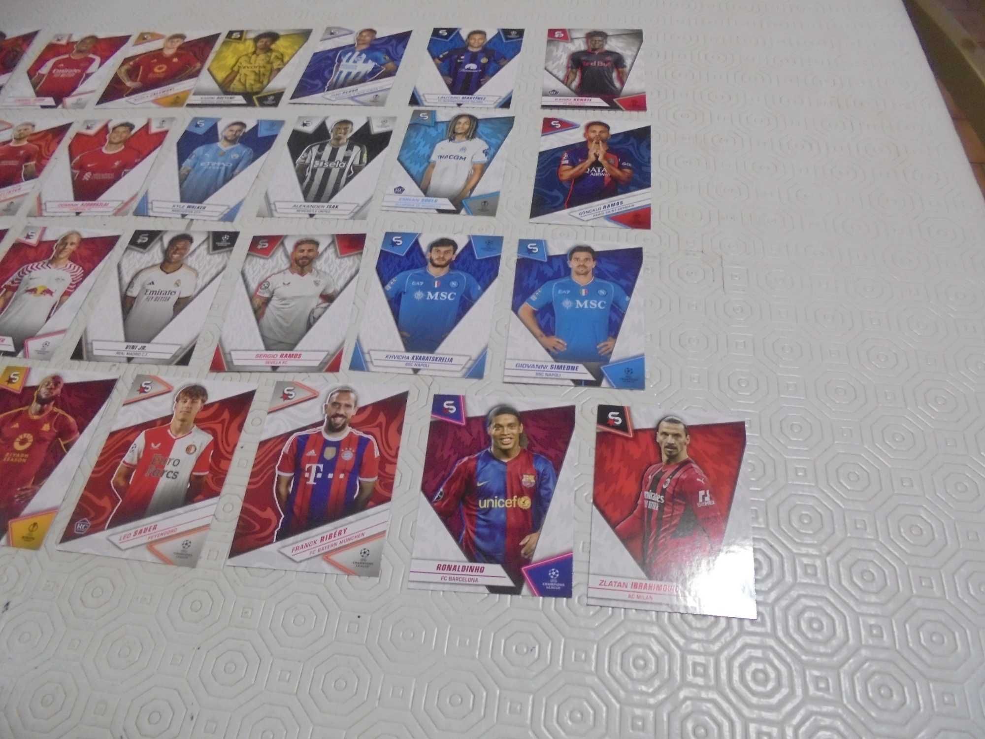 Lote de 29 Topps Superstars 2024 da Panini