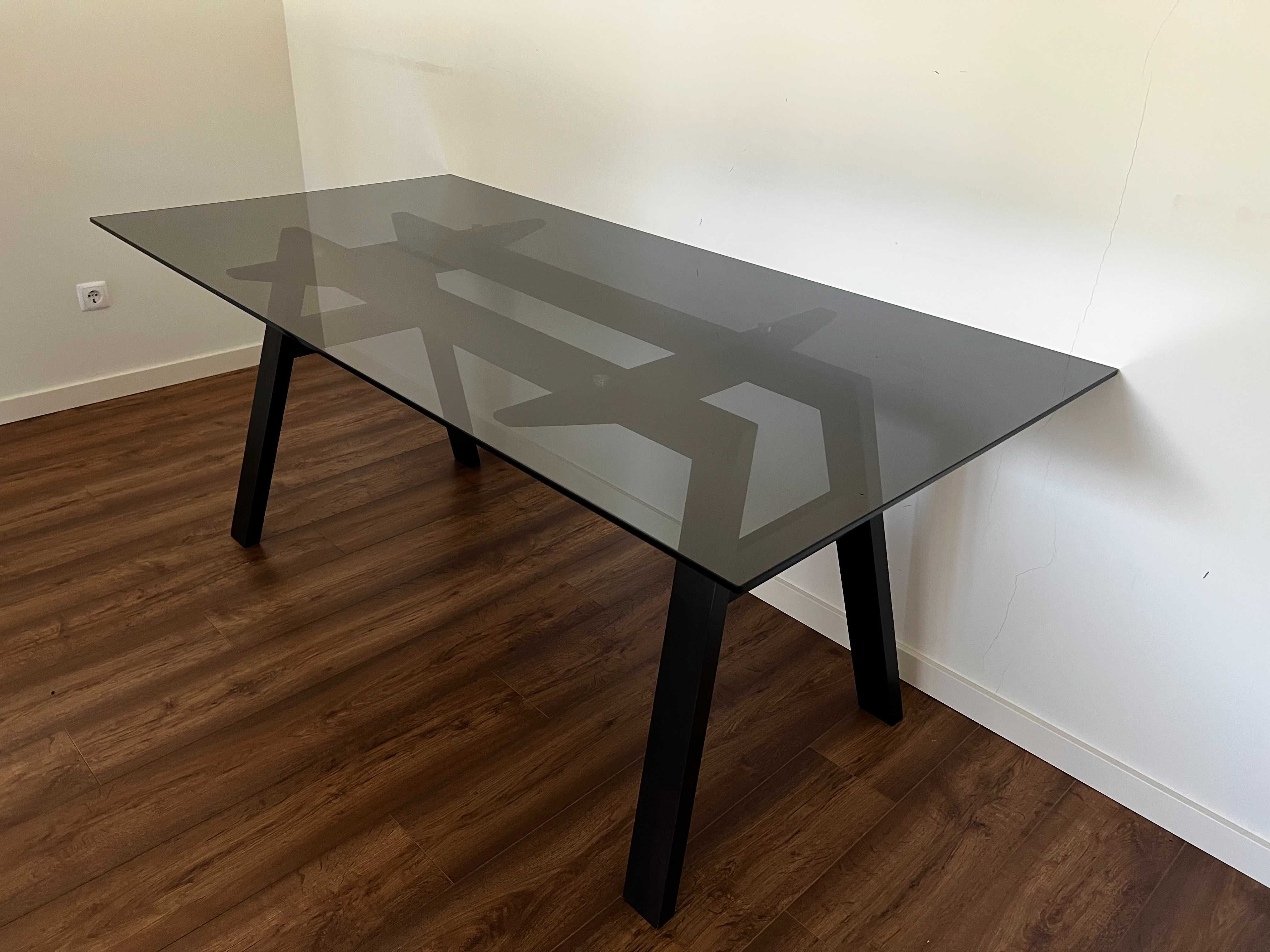 Mesa de vidro Caen (Moviflor)
