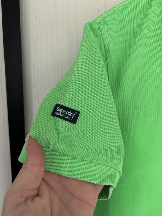 Zielona kosxulka polo superdry uniwersalna bawelniana