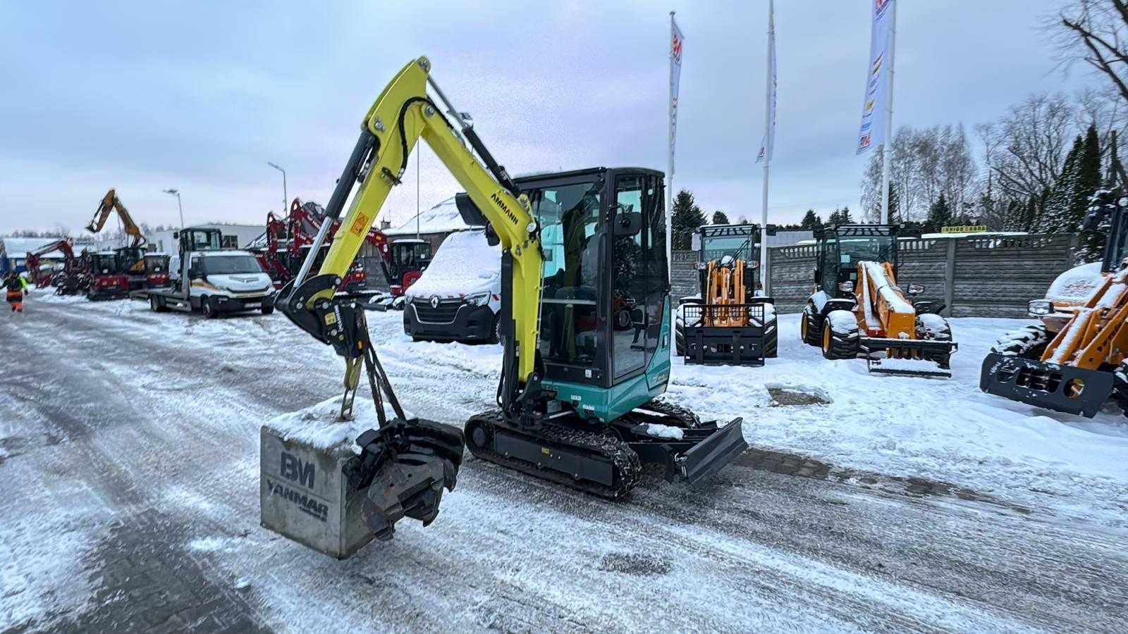 Ammann AMX24 silnik Kubota; udzwig 650 kg; zsuwana na 1 m, Szwajcarska