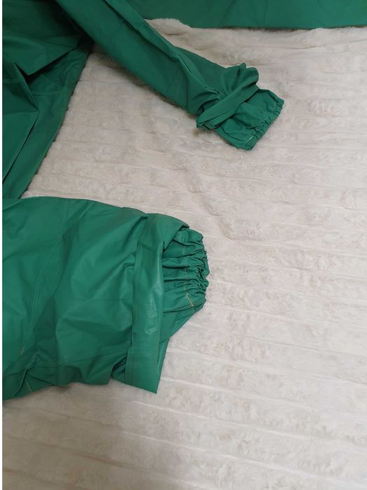 Fato de borracha de trabalho para proteccao de quimicos verde XL 58/60