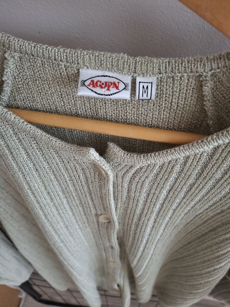 Sweter rozpinany pod szyję