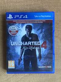 Uncharted 4 Kres Złodzieja - PS4 - PlayStation 4 - GRA