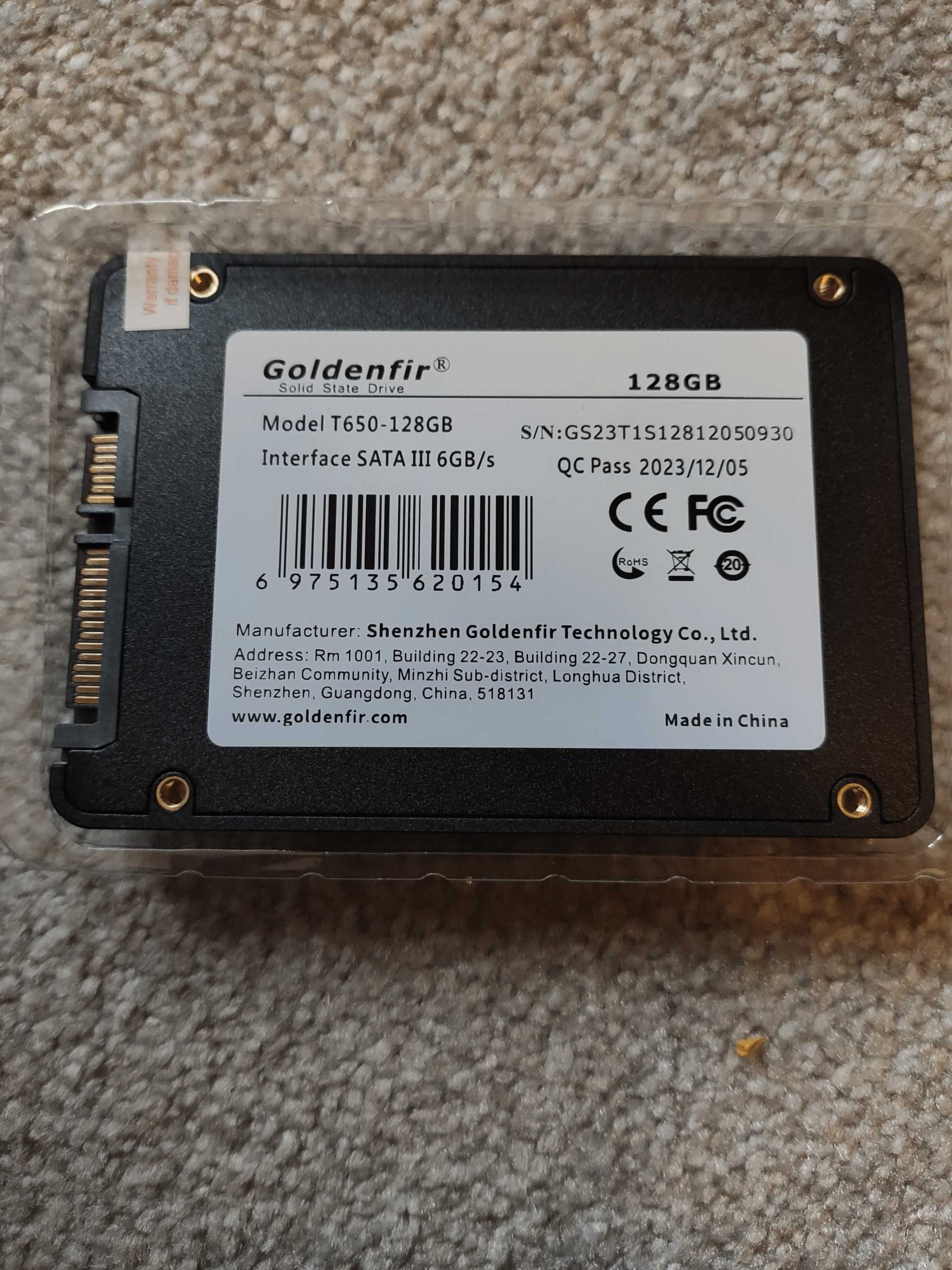 SSD диск 128Gb (накопитель SSD)