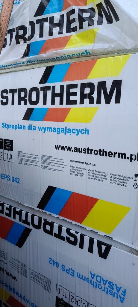 Sprzedam biały styropian 10cm
