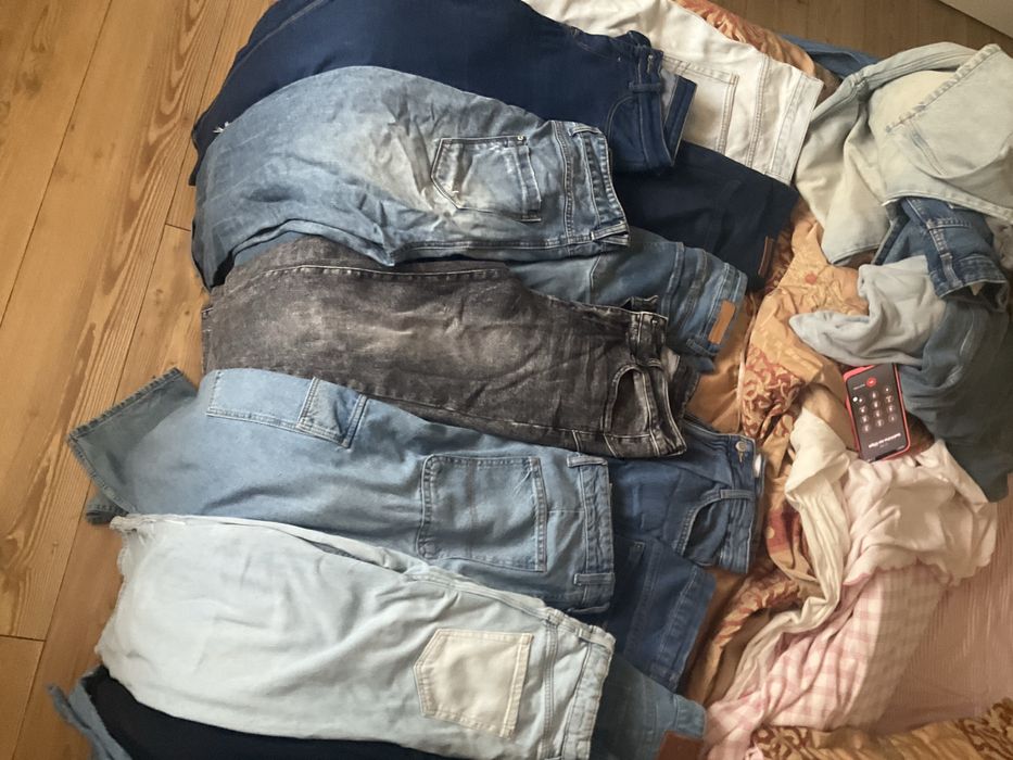 15 calcas de ganga de diferentes tamanhos , qualquer detalhe mande msg