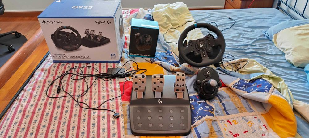 Volante Logitech G923 + H-shifter