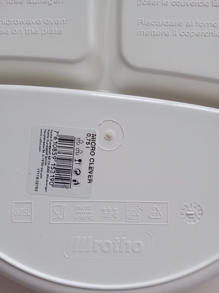 Pojemnik plastikowy na obiad, śniadanie firmy Rotho