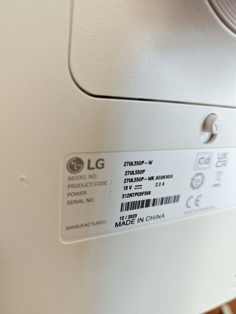 Monitor LG 4K 27 Polegadas