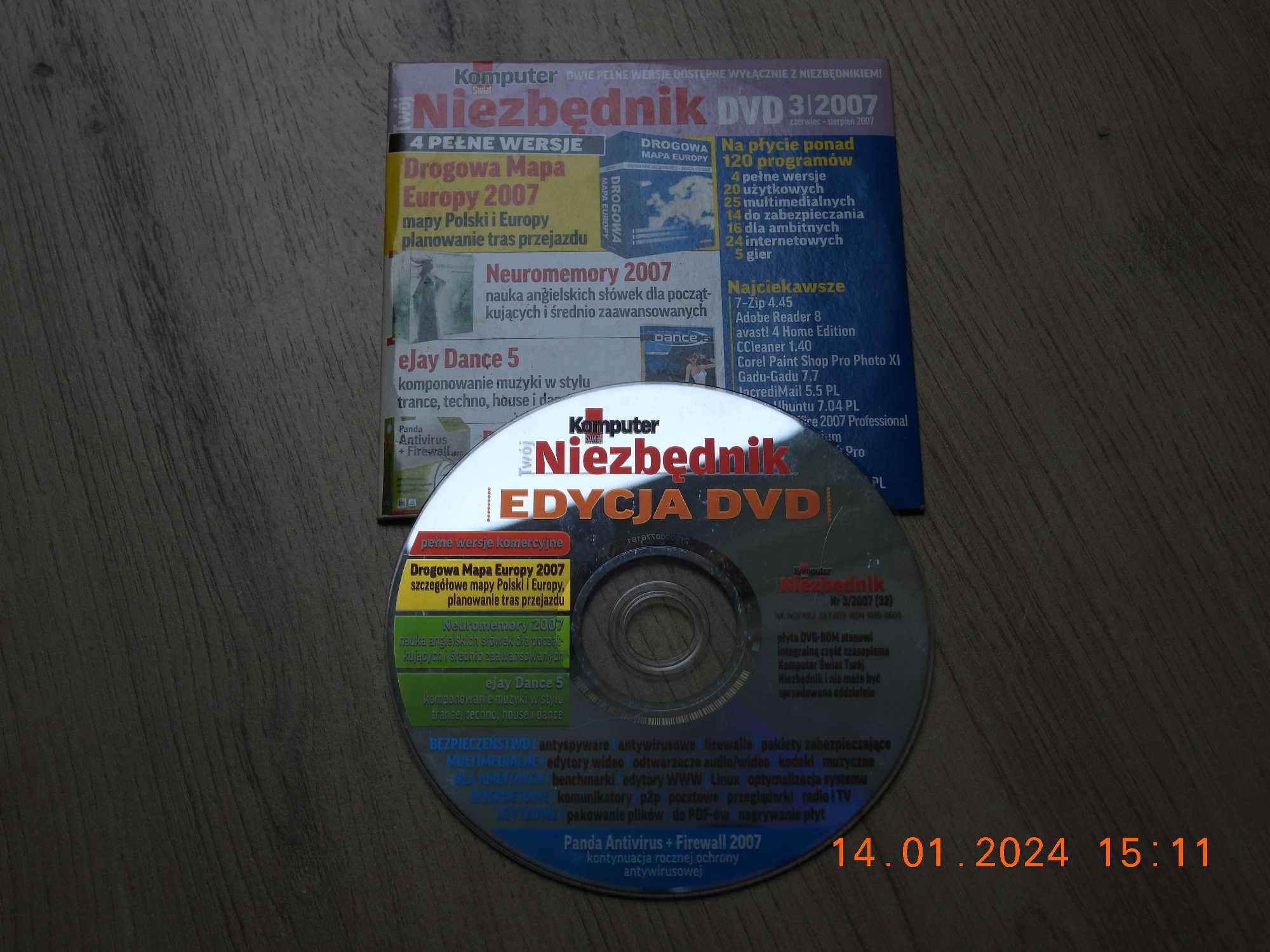 Komputer Świat -Twój Niezbędnik nr 3/2007   CD