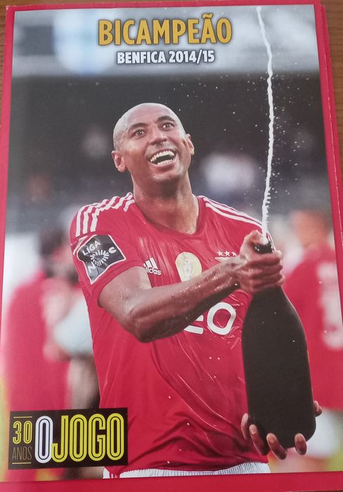 poster grande Benfica bicampeão 2014/15