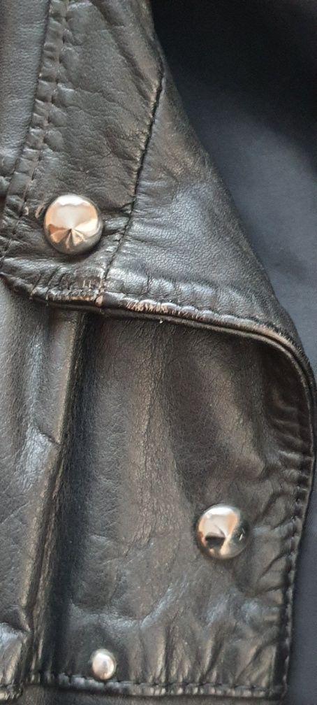 Піджак, XL, 50, чоловічий, чорний, шкіряний, готичний, готика, хеллові