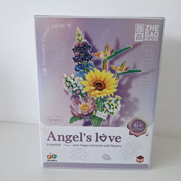 Klocki kwiaty bukiet