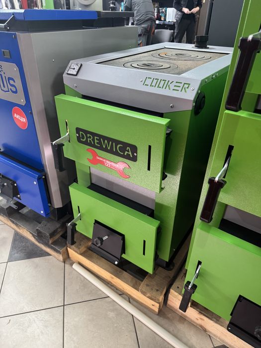 Котел твердопаливний 16 квт з плитою