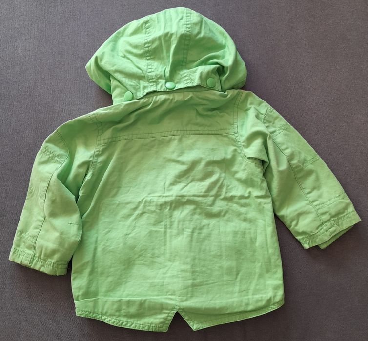 Kurtka wiosenna ze słoniem, żółwiem i myszką