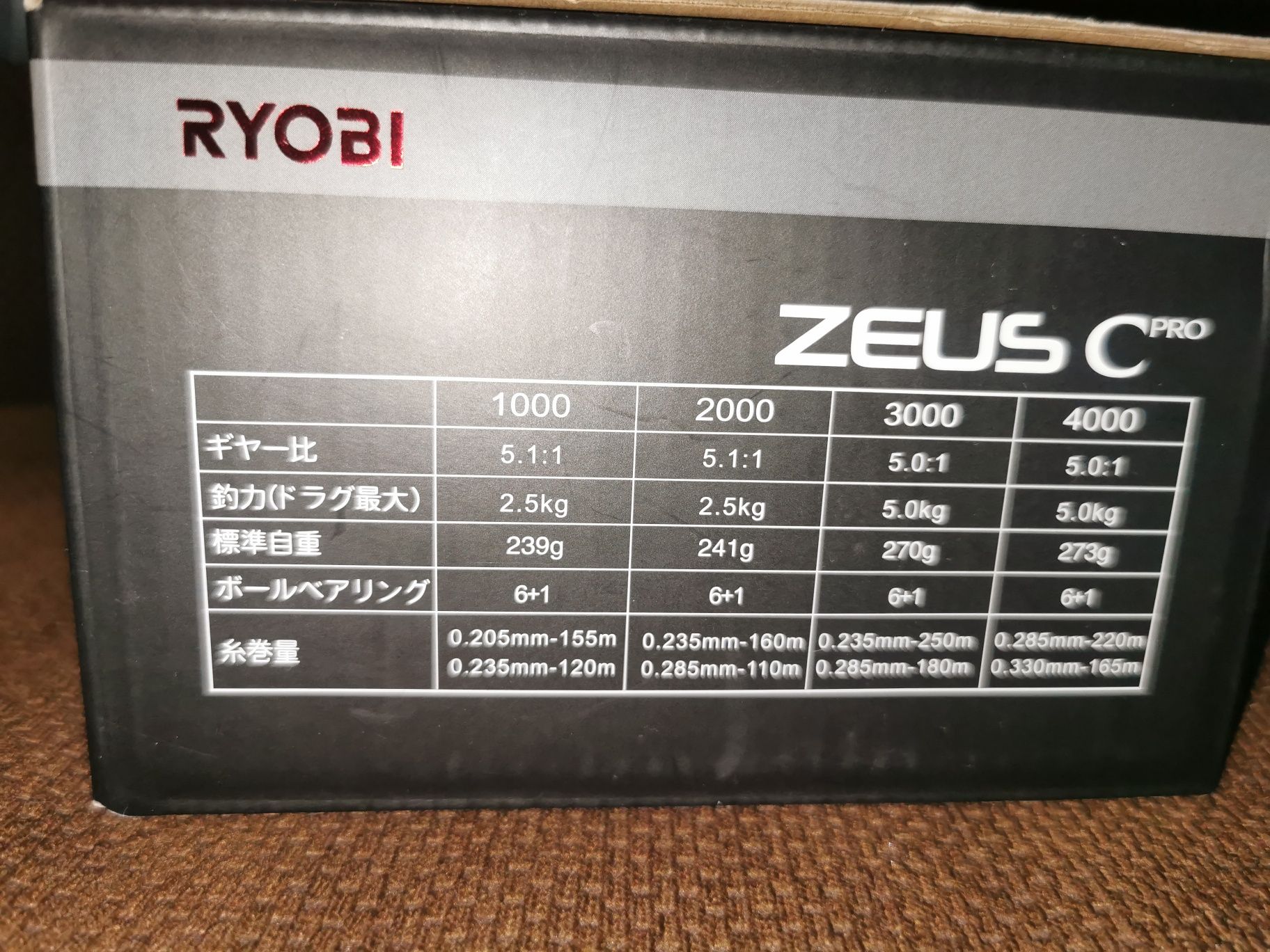 Kołowrotek ryobi zeus c 1000 Nowy