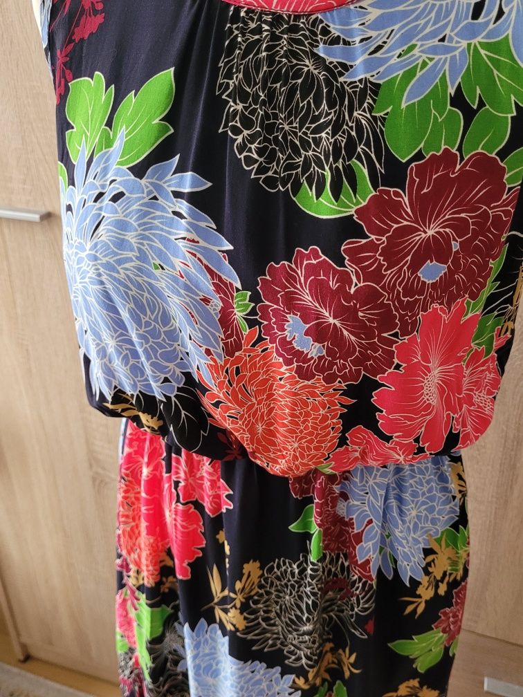 Letnia sukienka maxi Unisono wiskoza