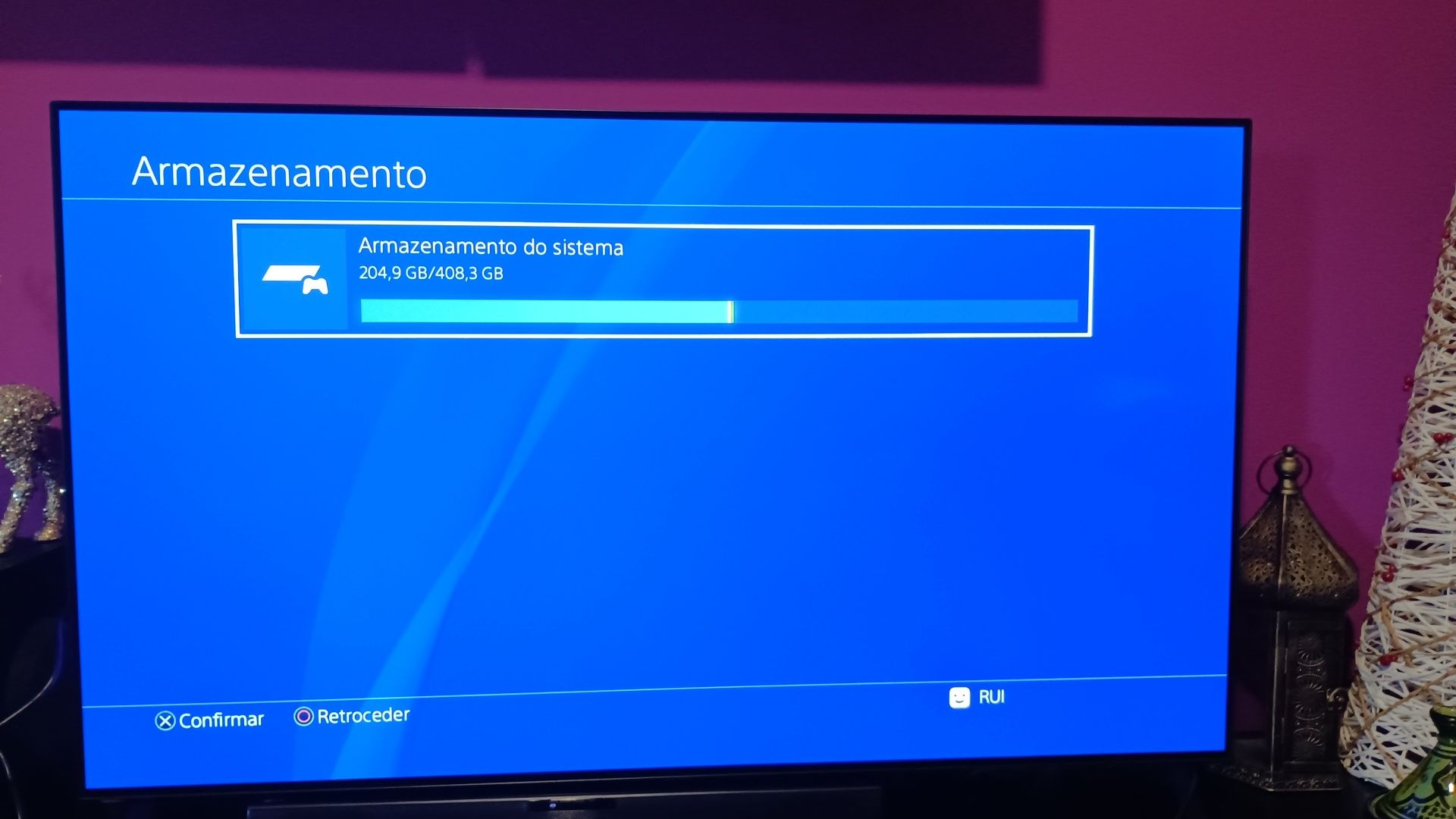 PS4 500gb com 5 jogos