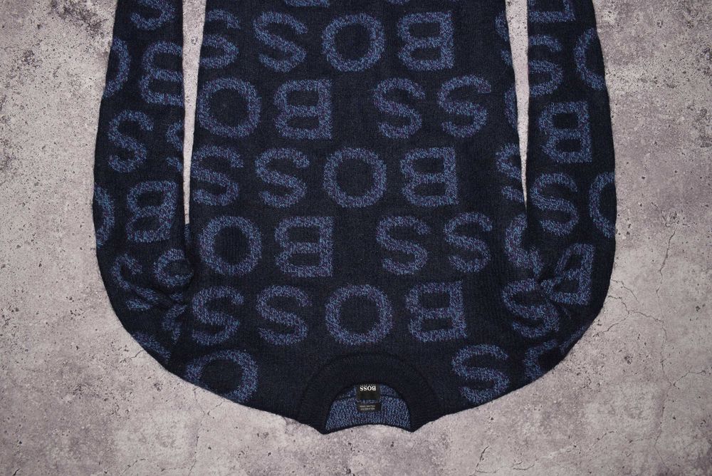 Hugo Boss Monogram Sweater (Мужской Премиальный Свитер Босс Альпака )