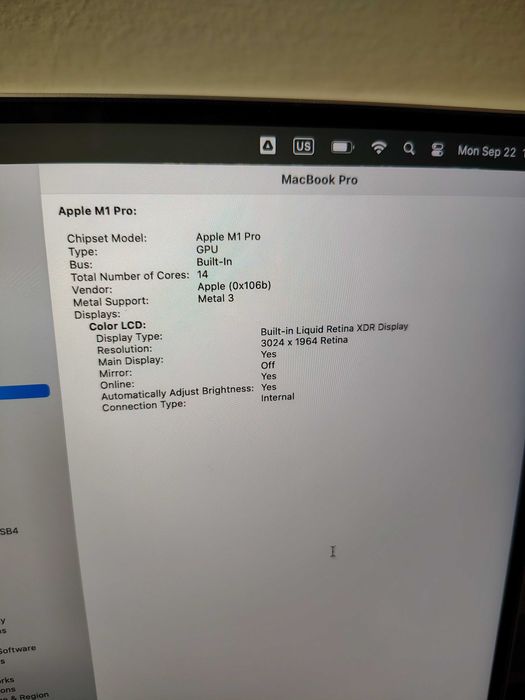 Apple MacBook Pro 14, 16/512GB, Excellent Condition, 105 Cycle Count