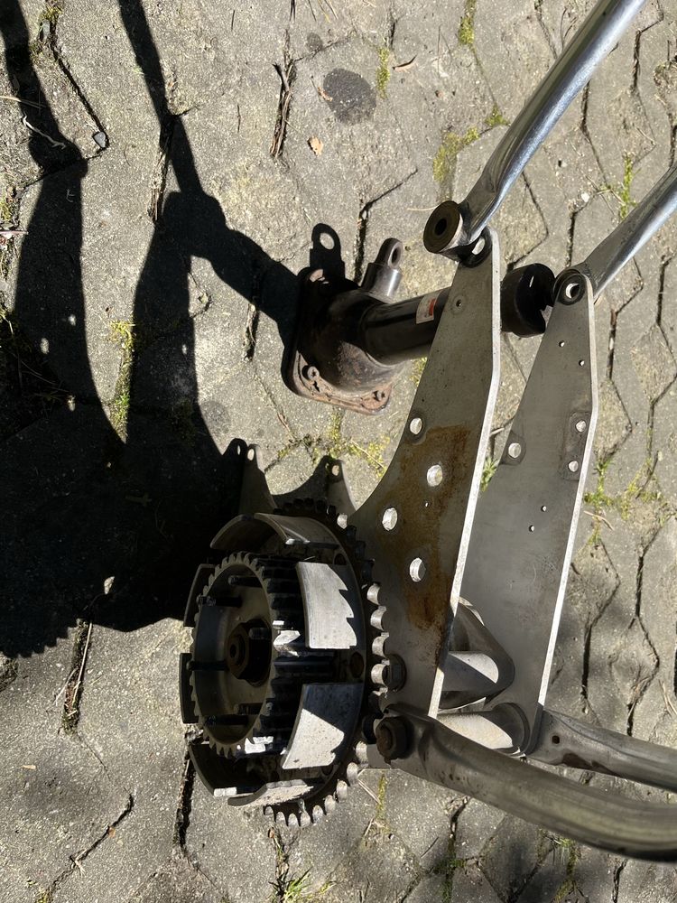 Rama motocykla żużel, blachy silnika, bak, jawa gm 500 żużlowy